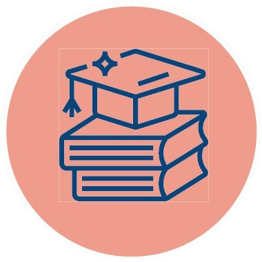 Icon Weiterbildung rot