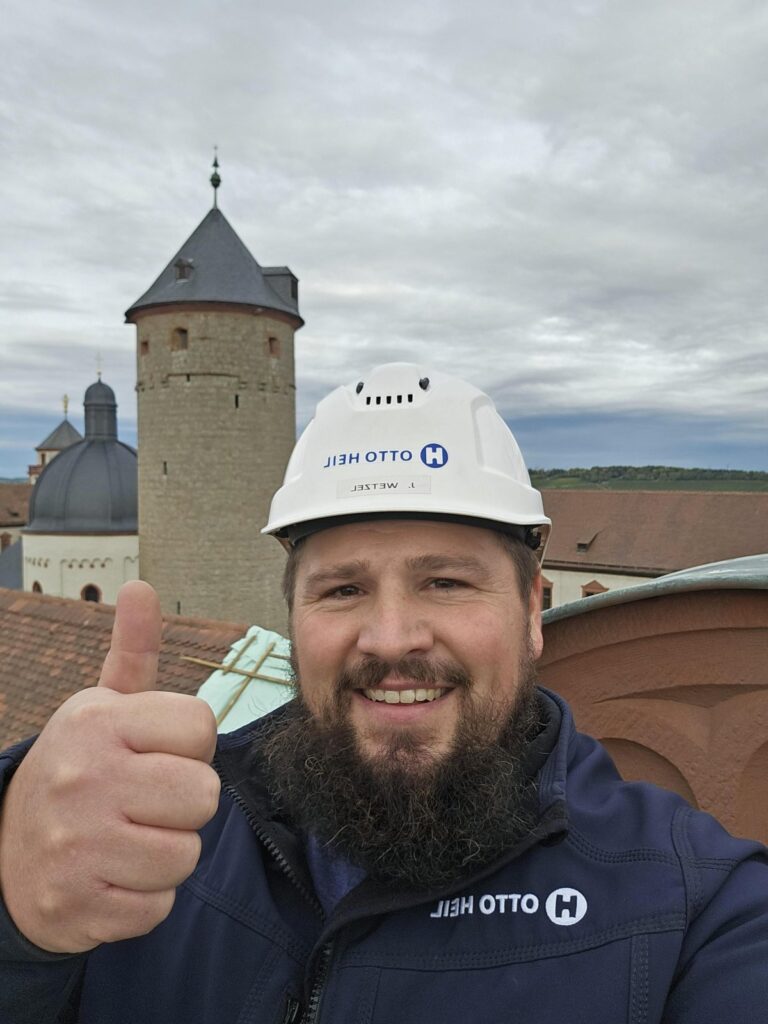 Bauleiter Julian Wetzel