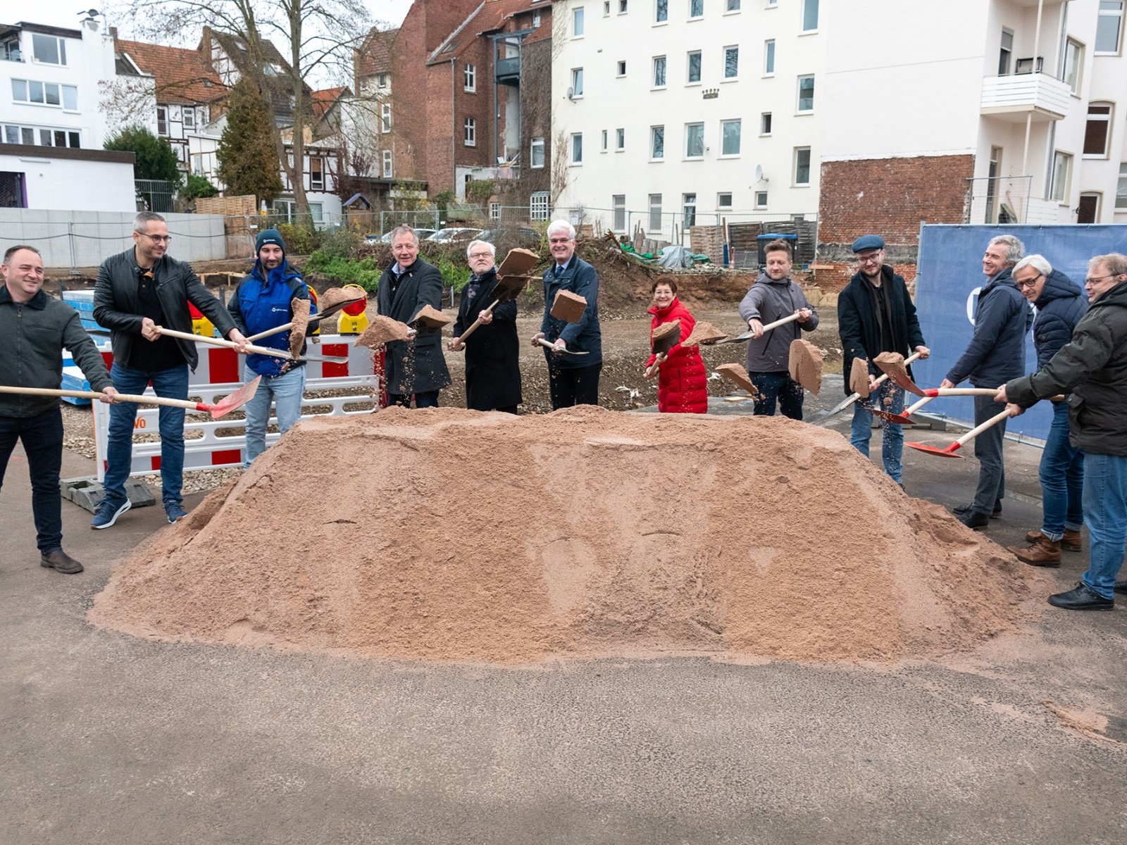Erster Spatenstich Kreisarchiv in Bad Hersfeld