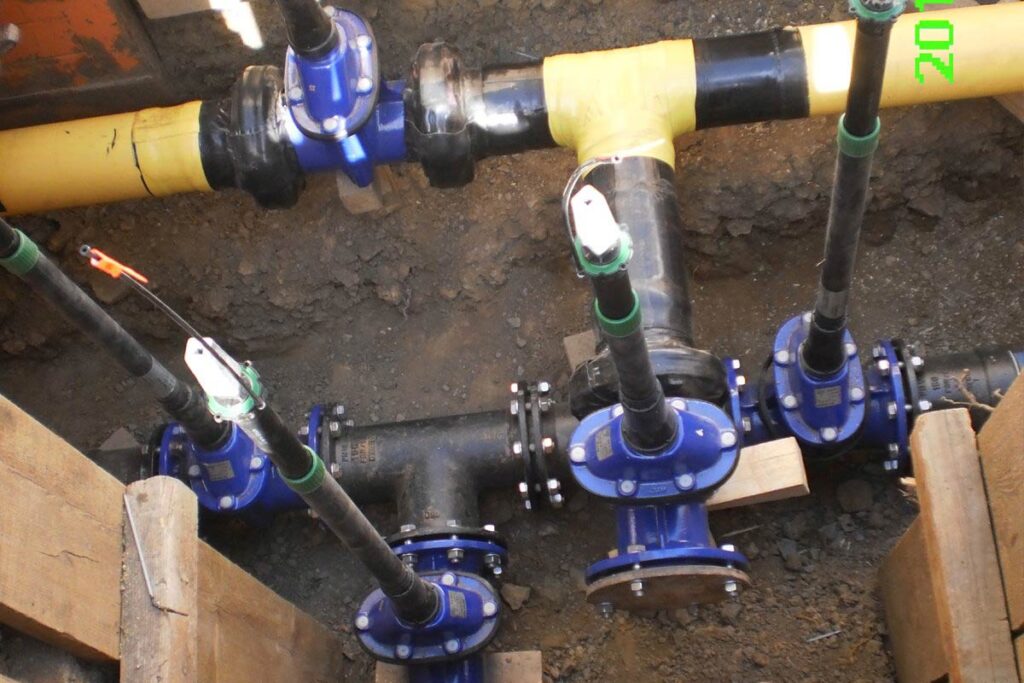 Gas- und Wasserleitungen Stößelstraße Schweinfurt