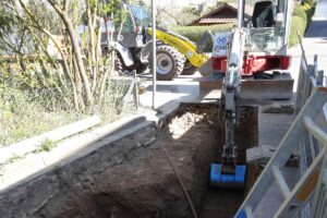 Gas-, Wasser- und Hausanschlussleitungen Nikolaus-Fey-Straße Würzburg